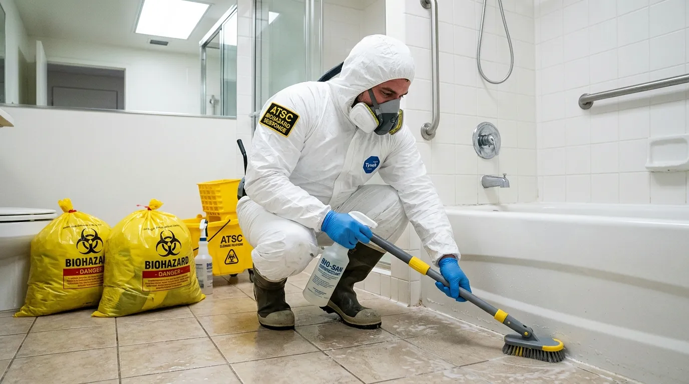 Decontamination equipment deployed for Blood Cleanup in Avenel